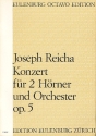 Konzert op.5 für 2 Hörner und Orchester Partitur