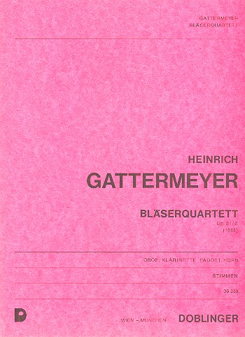 QUARTETT NR.2 OP.81 FUER OBOE, KLARINETTE, FAGOTT UND HORN STIMMEN         (1965)