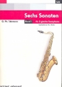 6 Sonaten op.2 Band 1 (Nr.1-3) fr 2 gleiche Saxophone Stimmen