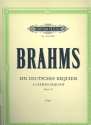Ein deutsches Requiem op.45 fr Soli, Chor und Orchester Orgel