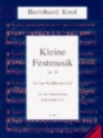 Kleine Festmusik op.16 fr 4 Hrner Partitur