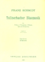 TULLNERBACHER BLASMUSIK FUER 2 OBOEN, 2 TROMPETEN, 3 HOERNER, BASS UND SCHLAGZEUG,  PARTITUR