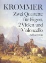 2 Quartette op.46 fr Fagott, 2 Violen und Violoncello Stimmen