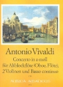 Concerto a-Moll fr Altblockflte (Oboe, Flte), 2 Violinen und Bc,  Stimmen