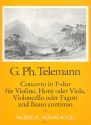 Concerto F-Dur fr Violine, Horn (Viola), Violoncello (Fagott) und Bc