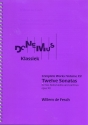12 Sonatas op.12 for 2 flutes (violins) and Bc score and parts
