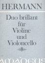 Duo brillant fr Violine und Violoncello,  Stimmen