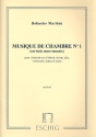 Musique de chambre no.1 pour clarinette, violon, alto, violoncello, harpe et piano,  parties