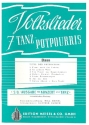 7 Volkslieder Tanzpotpourris fr Orchester Bass