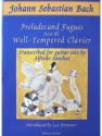 Preludes and Fugues from the well-tempered Clavier for guitar solo