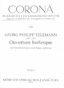 Ouverture burlesque TWV55:b8 fr Streichorchester und Bc Stimmensatz (3-3-2-3)