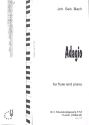 Adagio from sinfonia BWV156 for flute and piano