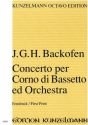 Konzert fr Bassetthorn und Orchester Partitur