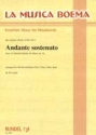 Andante sostenuto from 12 melodic piano etudes op.16 for woodwind sextet (oboe, 2clarinets, 2horns, bassoon)