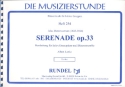 Serenade op.33 fr Altsaxophon solo und Blserensemble Partitur und Stimmen