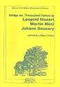 Aufzge von Leopold Mozart, Martin Msl und Johann Dessary fr 3-5 (Natur)-Trompeten und Pauken