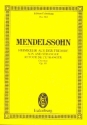 Heimkehr aus der Fremde op.89 fr Orchester Studienpartitur