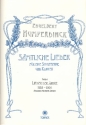 Sämtliche Lieder Band 1 Lieder der Jahre 1899-1904 für tiefe Singstimme und Klavier