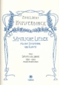 Smtliche Lieder Band 1: Lieder der Jahre 1899-1904  fr tiefe Singstimme und Klavier