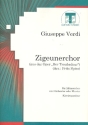 Zigeunerchor aus der Troubadour fr Mnnerchor und Orchester Klavier) Klavierpartitur (dt)