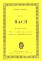 Nimm von uns Herr du treuer Gott - Kantate Nr.101 BWV101 fr Soli, Chor und Orchester Studienpartitur (dt/en)