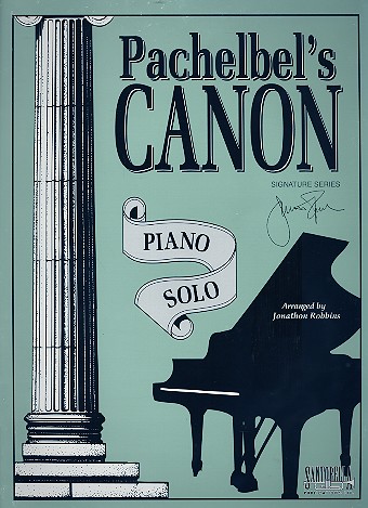Canon D major for piano solo