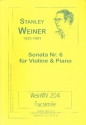 SONATA NR.6 WEINWV204 FUER VIOLINE UND KLAVIER