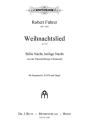 Stille Nacht Weihnachtslied op.162 Fr Sopran solo, gem Chor und Orgel Partitur