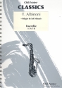 Adagio sol minore fr 6 Saxophone (SAAATB) Partitur und Stimmen