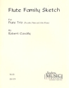 The Flute Family Sketch for flute trio (piccolo, flute and alto flute)