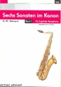 6 Sonaten op.5 Band 1 (Nr.1-3)  fr 2 gleiche Saxophone Partitur