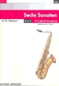 6 Sonaten op.2 Band 2 (Nr.4-6) fr 2 gleiche Saxophone Stimmen