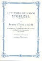 Sonate c-Moll fr 2 Oboen (Violinen), Fagott (Violoncello) und Bc