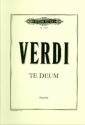 Te Deum Quattro pezzi sacri no.4 fr Sopran solo, 4-stg. Doppelchor und Orchester Harmonie
