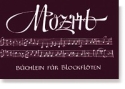Mozart-Bchlein fr 2 Blockflten (SA) Spielpartitur