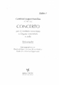 Concerto per il cembalo concertato o organo concertato e archi fr Cembalo (Orgel) und Streicher Violine 1