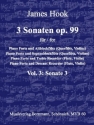 Sonate op.99,3 fr Alt- oder Sopranblockflte (Violine, Flte) und Klavier (Cembalo)