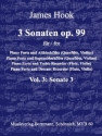 Sonate op.99,3 fr Alt- oder Sopranblockflte (Vl, Fl), Klavier (Cembalo) Partitur und Stimmen