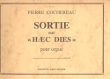 Sortie sur 'haec dies' pour orgue