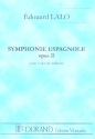 Symphonie espagnole op.21 pour violon et orchestre partition de poche