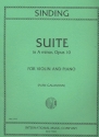 Suite a minor op.10 for violin and piano