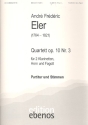 Quartett op.10,3 fr 2 Klarinetten, Horn und Fagott Partitur und Stimmen