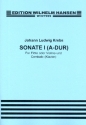 Sonate A-Dur Nr.1 fr Flte (Vlioline) und Klavier Archivkopie