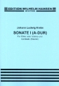 Sonate A-Dur Nr.1 fr Flte (Vlioline) und Klavier Archivkopie