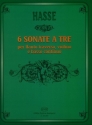 6 sonate  tre fr Flte, Violine und Bc