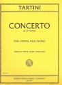 Concerto d minor for violin and piano