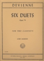 6 Duets op.74 for 2 clarinets score