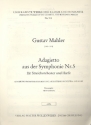 Adagietto aus der Sinfonie Nr.5 fr Streichorchester und Harfe Harfe