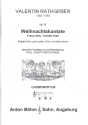 Weihnachtskantate op.14 fr Sopran, gem Chor, 2 Trompeten, 2 Violinen, Bass und Pauken Chorpartitur