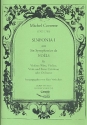 Sinfonia 1 aus 6 symphonies de noels fr Violine (Flte), Violine, Viola und Bc,  Stimmen